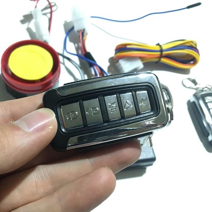 Khóa xe máy remote chống trộm