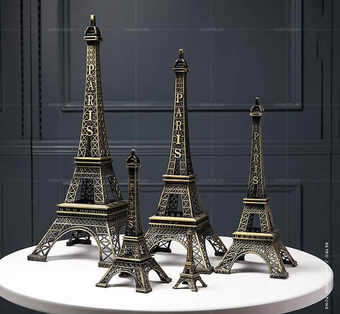 Mô hình tháp Eiffel decor trang trí