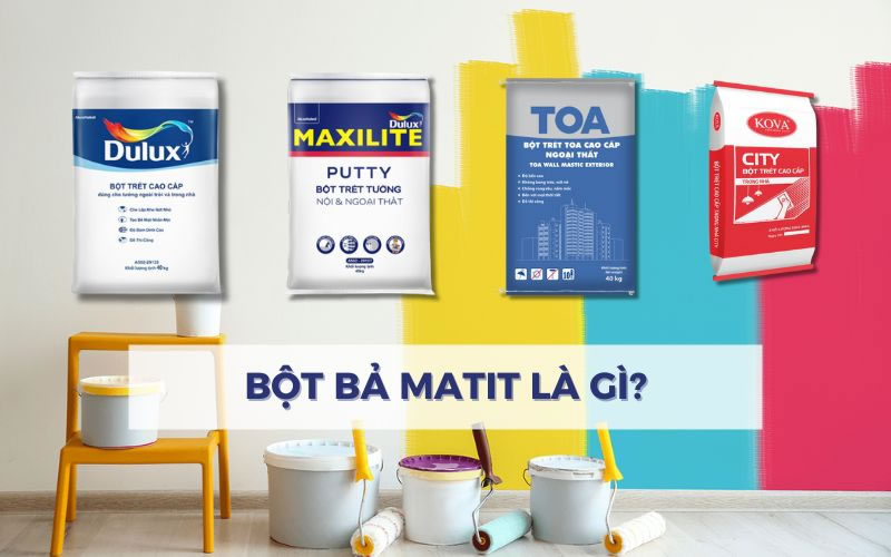 Bột bả matit trét tường Vinh Nghệ An