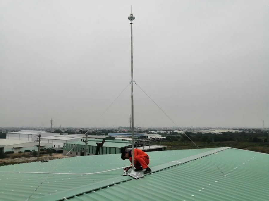 Thiết bị chống sét công trình nhà Vinh Nghệ An